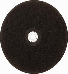 WALTER Surface Technologies - 14" 24 Grit Aluminum Oxide Cutoff Wheel - 1/8" Thick, 1" Arbor, 5,400 Max RPM, Use with Electric & Gas Powered Saws - Americas Industrial Supply