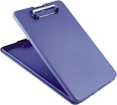 Saunders - 1-1/4" Long x 9-1/2" Wide, Clip Board - Blue - Americas Industrial Supply