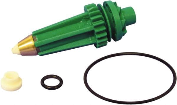 Kranzle - Rotating, Brass, Ceramic, Plastic & Rubber, Pressure Washer Nozzle Repair Kit - 1.19mm Orifice Diam, Green - Americas Industrial Supply