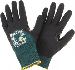 PIP - Size XL, ANSI Cut Lvl A2, Cut Resistant Gloves - Palm, Fingers & Knuckles Coated, Green/Black - Americas Industrial Supply