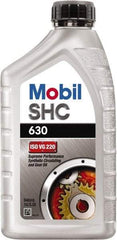 Mobil - 1 Qt Bottle, Synthetic Gear Oil - ISO 220 - Americas Industrial Supply