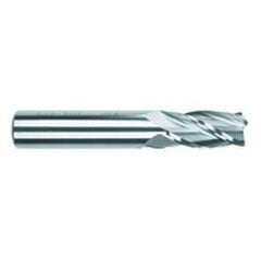 1 Dia. x 4 Overall Length 4-Flute Square End Solid Carbide SE End Mill-Round Shank-Center Cut-TiAlN - Americas Industrial Supply
