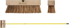 Ampco - 12" General Purpose Phosphor Bronze Push Broom - 2-1/2" Bristle Length, Wood Block, Threaded Handle Connection, Handle Sold Separately - Americas Industrial Supply