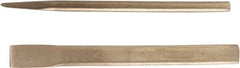 Ampco - 10" OAL x 1" Blade Width Nonsparking Oval Hand Chisel - 1" Tip - Americas Industrial Supply