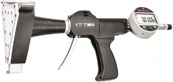 Starrett - Electronic Bore Gages Type: Pistol Grip Electronic Bore Gage Minimum Measurement (Decimal Inch): 6.0000 - Americas Industrial Supply