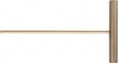 Ampco - 5/32" Hex, T-Handle, Nonsparking Hex Key - 6" OAL, Beryllium Copper Alloy & Nickel Aluminum Bronze, Inch System of Measurement - Americas Industrial Supply