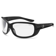 ERDA Clear Lens Black Safety Glasses - Americas Industrial Supply