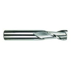 9mm Dia. x 70mm Overall Length 2-Flute Square End Solid Carbide SE End Mill-Round Shank-Center Cut-TiAlN - Americas Industrial Supply