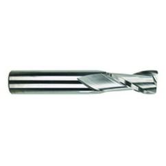 8mm Dia. x 64mm Overall Length 2-Flute Square End Solid Carbide SE End Mill-Round Shank-Center Cut-Uncoated - Americas Industrial Supply