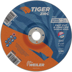 7X1/4X7/8 Z24T ZIRC T27 GRIND WHL - Americas Industrial Supply