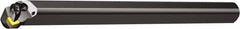 Sandvik Coromant - 1.4685" Min Bore Diam, 12" OAL, 1-1/4" Shank Diam, A..DSKNR/L Indexable Boring Bar - Wedge Holding Method - Americas Industrial Supply