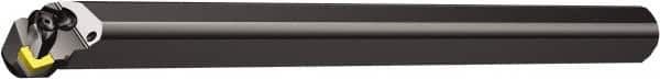 Sandvik Coromant - 1.7598" Min Bore Diam, 12" OAL, 1-1/2" Shank Diam, A..DSKNR/L Indexable Boring Bar - Wedge Holding Method - Americas Industrial Supply