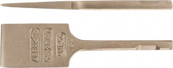 Ampco - 5/8" Head Width, 5" OAL, 3/4" Shank Diam, Scaling Chisel - Square Drive, Square Shank - Americas Industrial Supply