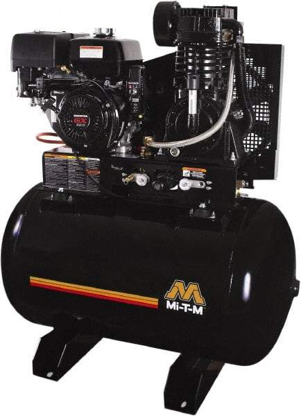 MI-T-M - Stationary Gas Air Compressors Horsepower: 13 Cubic Feet per Minute: 29.00 - Americas Industrial Supply