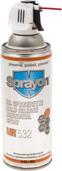 Sprayon - 12 Ounce Aerosol Can, Clear, General Purpose Mold Release - Food Grade, Silicone Composition - Americas Industrial Supply