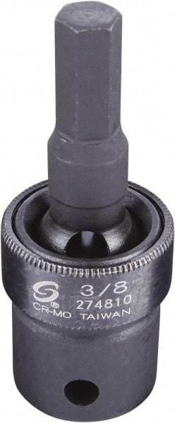 Sunex Tools - 1/2" Drive, 3/8" Impact Hex Bit Socket - Americas Industrial Supply