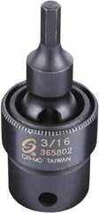 Sunex Tools - 3/8" Drive, 3/16" Impact Hex Bit Socket - Americas Industrial Supply