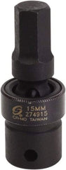 Sunex Tools - 1/2" Drive, 15mm Impact Hex Bit Socket - Americas Industrial Supply