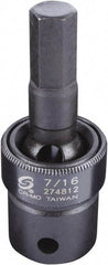 Sunex Tools - 1/2" Drive, 7/16" Impact Hex Bit Socket - Americas Industrial Supply