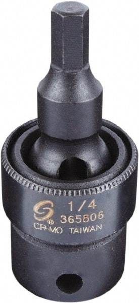 Sunex Tools - 3/8" Drive, 1/4" Impact Hex Bit Socket - Americas Industrial Supply