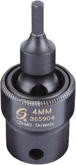 Sunex Tools - 3/8" Drive, 4mm Impact Hex Bit Socket - Americas Industrial Supply