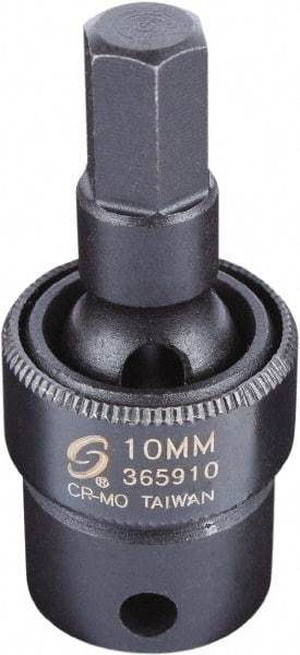 Sunex Tools - 3/8" Drive, 10mm Impact Hex Bit Socket - Americas Industrial Supply