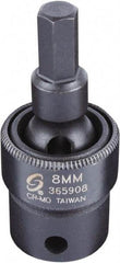 Sunex Tools - 3/8" Drive, 8mm Impact Hex Bit Socket - Americas Industrial Supply