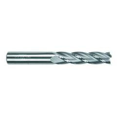 3/8 Dia. x 2-1/2 Overall Length 4-Flute Square End Solid Carbide SE End Mill-Round Shank-Center Cut-TiCN - Americas Industrial Supply