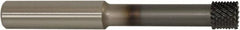 Controx - 8.9mm Diam, 0.394" LOC, Plain End, Powdered Metal Diamond Pattern Router Bit - Right Hand Cut, 4" OAL - Americas Industrial Supply