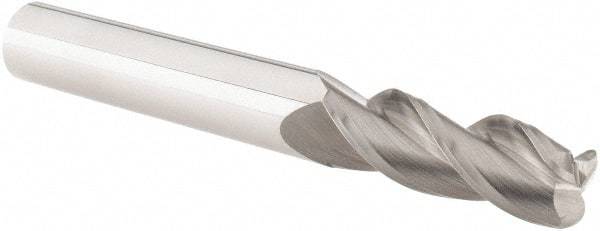 M.A. Ford - 1/2", 3 Flute, Solid Carbide, 1/8" Corner Radius End Mill - 4" OAL, 1-1/2" LOC - Americas Industrial Supply