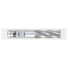 22.0mm Dia. x 4-1/8 Overall Length 4-Flute Square End HSS-CO SE End Mill-Round Shank-Non-Center Cutting-Uncoated - Americas Industrial Supply