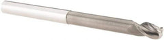 M.A. Ford - 5/16", 3 Flute, Solid Carbide, 1/8" Corner Radius End Mill - 4" OAL, 7/16" LOC - Americas Industrial Supply