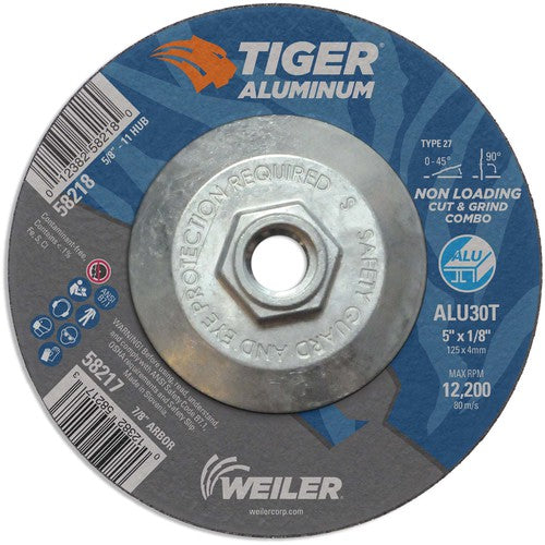 5X1/8 TIGER ALUM T27 COMBO WHL - Americas Industrial Supply