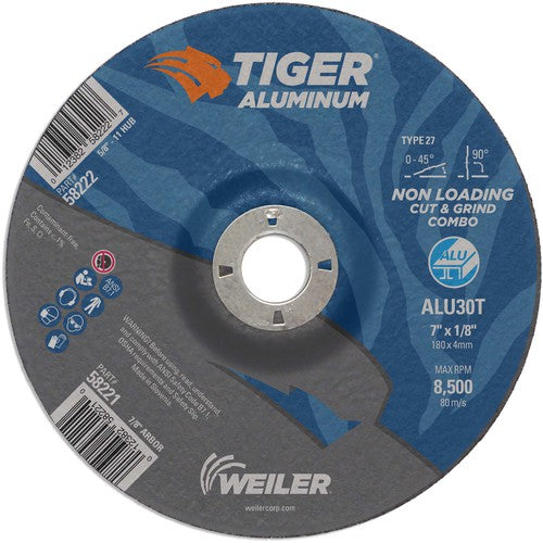 7X1/8 TIGER ALUM T27 COMBO WHL - Americas Industrial Supply
