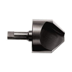 M.A. Ford - 1/2" Head Diam, 1/4" Shank Diam, 1 Flute 82° High Speed Steel Countersink - 2" OAL - Americas Industrial Supply