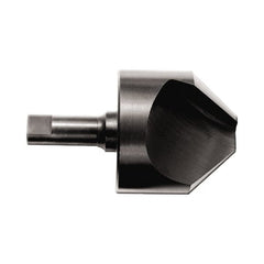 M.A. Ford - 3/8" Head Diam, 1/4" Shank Diam, 1 Flute 60° High Speed Steel Countersink - Americas Industrial Supply