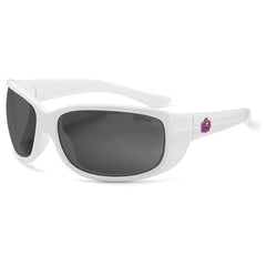 ERDA Smoke Lens White Safety Glasses - Americas Industrial Supply