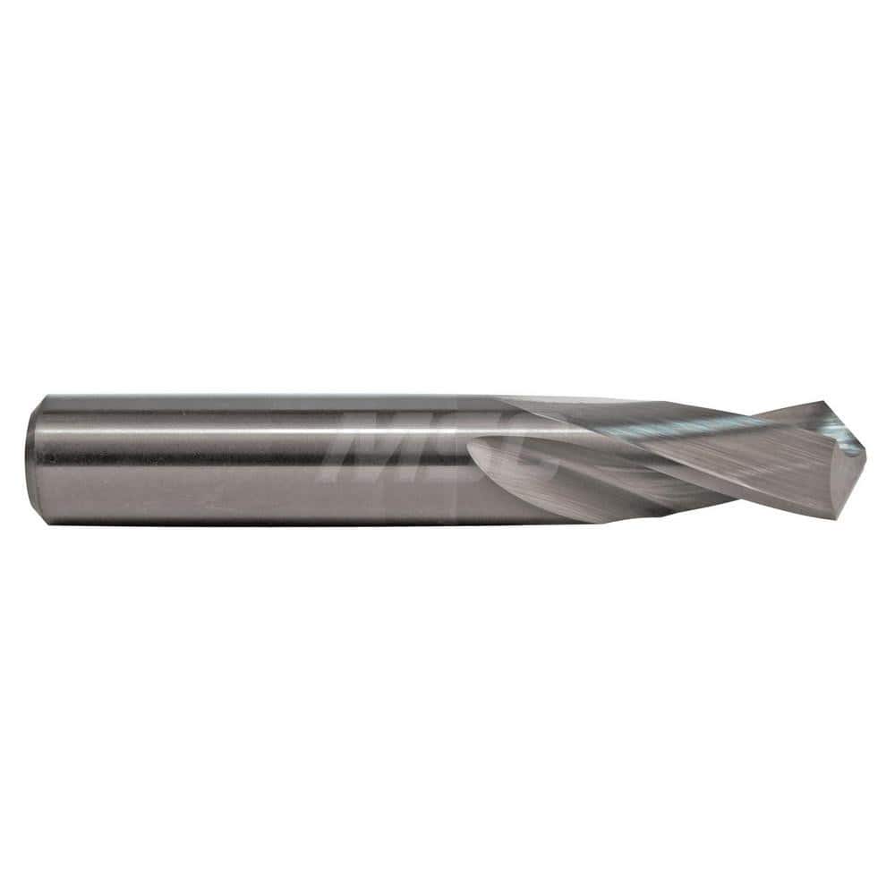Screw Machine Length Drill Bit: 0.316″ Dia, 118 °, Solid Carbide Bright/Uncoated, Right Hand Cut, Spiral Flute, Straight-Cylindrical Shank, Series 206