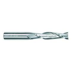 1 Dia. x 5 Overall Length 2-Flute Square End Solid Carbide SE End Mill-Round Shank-Center Cut-Uncoated - Americas Industrial Supply