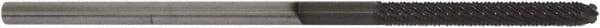 Controx - 12.7mm Cutting Diam x 3" Length of Cut, 10 Flute, Upcut Spiral Router Bit - Proprietary Coated, Right Hand Cut, Solid Carbide, 6" OAL x 1/2" Shank Diam, Ball Nose - Americas Industrial Supply
