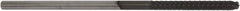 Controx - 12.7mm Cutting Diam x 3" Length of Cut, 10 Flute, Upcut Spiral Router Bit - Proprietary Coated, Right Hand Cut, Solid Carbide, 6" OAL x 1/2" Shank Diam, Ball Nose - Americas Industrial Supply
