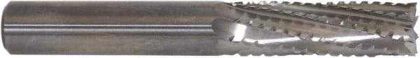 Controx - 9.53mm Cutting Diam x 1-1/4" Length of Cut, 8 Flute, Upcut Spiral Router Bit - Uncoated, Right Hand Cut, Solid Carbide, 3" OAL x 3/8" Shank Diam, Centercutting - Americas Industrial Supply