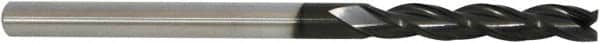 Controx - 6.35mm Cutting Diam x 1-1/2" Length of Cut, 3 Flute, Upcut Spiral Router Bit - Proprietary Coated, Right Hand Cut, Powdered Metal, 4" OAL x 1/4" Shank Diam, Centercutting - Americas Industrial Supply