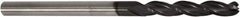 Controx - 6.35mm Cutting Diam x 1-1/2" Length of Cut, 3 Flute, Upcut Spiral Router Bit - Proprietary Coated, Right Hand Cut, Powdered Metal, 4" OAL x 1/4" Shank Diam, Ball Nose - Americas Industrial Supply