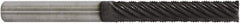 Controx - 9.53mm Cutting Diam x 2" Length of Cut, 8 Flute, Upcut Spiral Router Bit - Proprietary Coated, Right Hand Cut, Solid Carbide, 4" OAL x 3/8" Shank Diam, Ball Nose - Americas Industrial Supply
