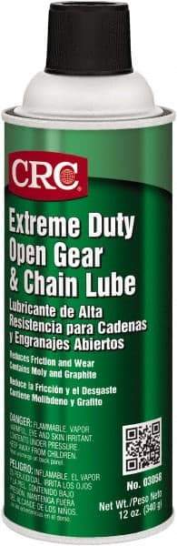 CRC - 16 oz Aerosol Extreme Pressure Chain & Cable Lubricant - Black, -25 to 350°F - Americas Industrial Supply