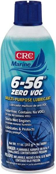 CRC - 16 oz Aerosol Nondrying Film Lubricant - Clear Blue-Green, -50°F to 250°F - Americas Industrial Supply