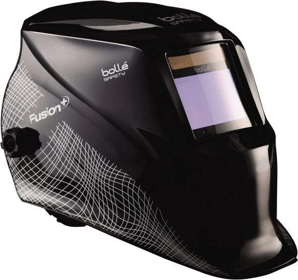 bolle SAFETY - 4" Window Width x 2" Window Height, 5, 8 to 13 Shade Auto-Darkening Lens, Fixed Front Welding Helmet with Digital Controls - Black Polycarbonate - Americas Industrial Supply