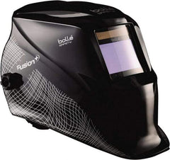 bolle SAFETY - 4" Window Width x 2" Window Height, 5, 8 to 13 Shade Auto-Darkening Lens, Fixed Front Welding Helmet with Digital Controls - Black Polycarbonate - Americas Industrial Supply
