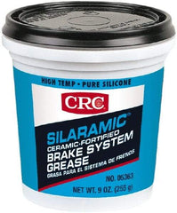 CRC - 9 oz Tub Polydimethylsiloxane High Temperature Grease - Off White, High/Low Temperature, 3000°F Max Temp, NLGIG 2, - Americas Industrial Supply